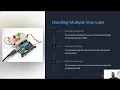 Microcontroller interrupt instructions