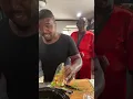 Mrs Netta and Charles are cooking Sunday dinner together