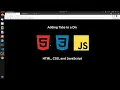 Adding Tabs To a Div HTML CSS JavaScript