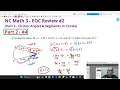 NC Math 3 - EOC Review 2 Part 2