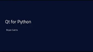 Getting Started With Qt For Python Tutorial 