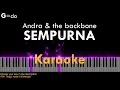 Lagu Sempurna - Andra \u0026 The backbone G=do | Karaoke Piano