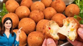 मेरे बच्चों ने एक बार खाया, अब रोज़ यही मांगते हैं | Cheese Corn Balls