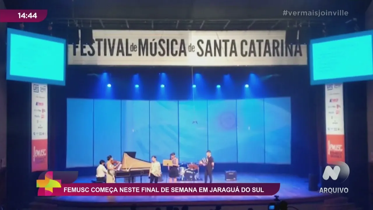 Femusc começa neste final de semana em Jaraguá do Sul