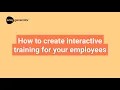 How to create interactive online training for employees Step-by-step guide