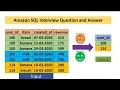 amazon interview question and answer finding user purchases