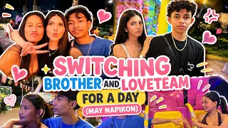 SWITCHING BROTHER & LOVETEAM FOR A DAY 😱 (may napikon) | Swerab Smith