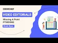 PTMSSNG Missing A Point Shaik Riyaz Editorials Codechef Content Creators