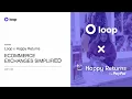 Introducing Loop x Happy Returns Ecommerce exchanges simplified