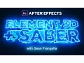 Saber Element 3D V2 Tutorial - Combining SABER with Copilot E3D Text Layers