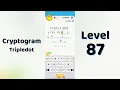 Cryptogram Tripledo Level 87 Solutions Logic Puzzle Game Mini Boss