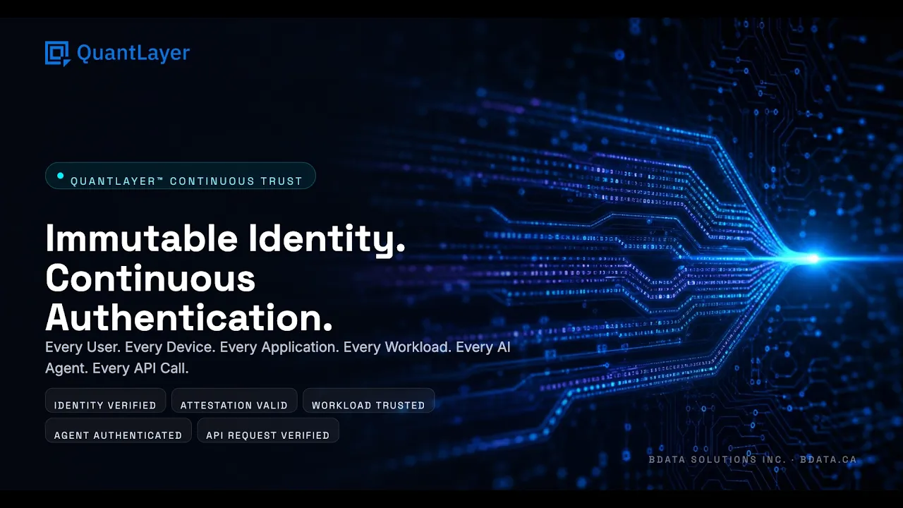 QuantLayer XDR kinetic typography ad