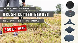 Best Brush Cutter Blades for String Trimmers - Complete Guide