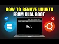 Remove Ubuntu Linux from Dual Boot with Windows