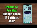 Download Lagu iPhone 14 Pro and Pro Max - Change These 14 Settings ASAP