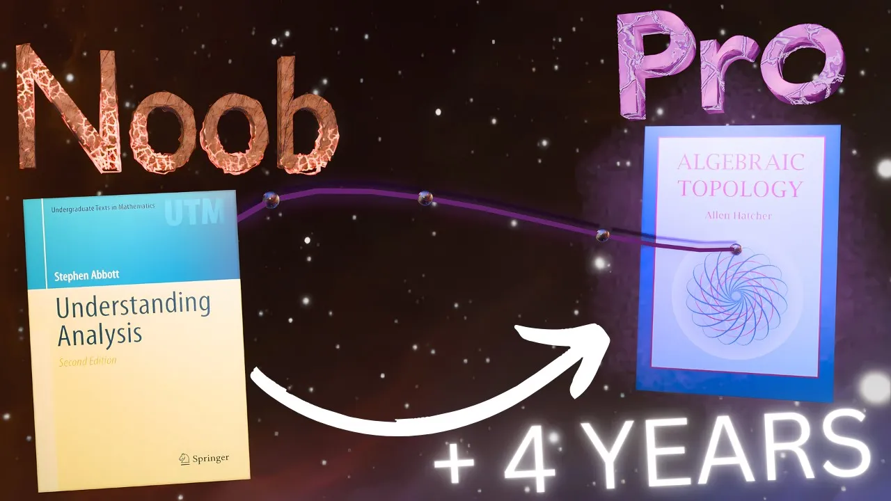 The Exact Math Books I read to go from Beginner to Pro (in under 4 years)