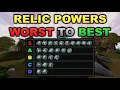Relic Powers Ranked Worst to Best RuneScape 3