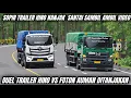 Lagu Jepang Vs China!! Trailer Hino \u0026 Foton Auman Nanjak Bareng Sopir Trailer Hino Santai Ambil Video