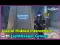 Special Hidden Interaction with LightKeeper Graves at Final Night Cemetery Genshin Impact