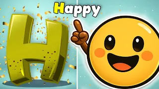 ABC Emotions Song | Learn Feelings and Emotions A-Z | Kids Phonics Song | Spectacular Lara
