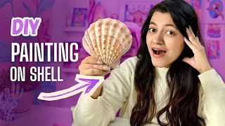 Who Paints on a Giant Sea SHELL? 😱🎨