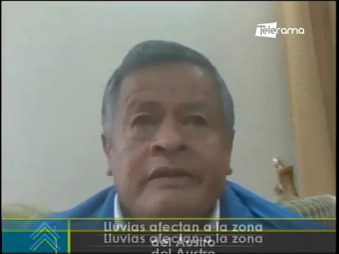 Lluvias afectan a la zona del Austro