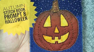 How To Slow Stitch A Jack O Lantern - Free Pattern Tutorial