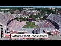 Clemson Appeals Ruling