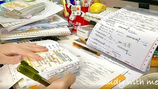 STUDY WITH ME 2hrs Background Noise No Music No Break ASMR Real Time Motivation 