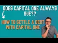 How to Negotiate and Settle Debt with Capital One