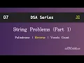 String Problems in JavaScript Part 1 DSA Explained with Example JDCodebase