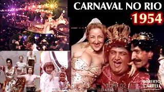 CARNAVAL NO RIO (1954) - INCRÍVEIS FILMAGENS A CORES