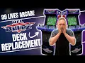 Arcade1Up NFL Blitz 99 Lives Arcade Two Player Control Deck Mod