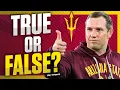 Head Coach Kenny Dillingham answers HOT TOPIC College Football Questions Arizona State Football