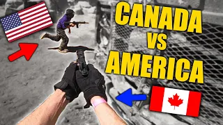 Canadian VS Americans in Airsoft ( It went how you expect )