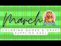 March 2026 Birt ay Coloring Book Supply Haul Lireka Amazon WalMart