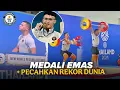 GOKIL🥶🇮🇩 Detik-detik Rizki Juniansyah Pecahkan rekor dunia angkatan C\u0026J 205kg di SEA Games 2025🥇🇮🇩