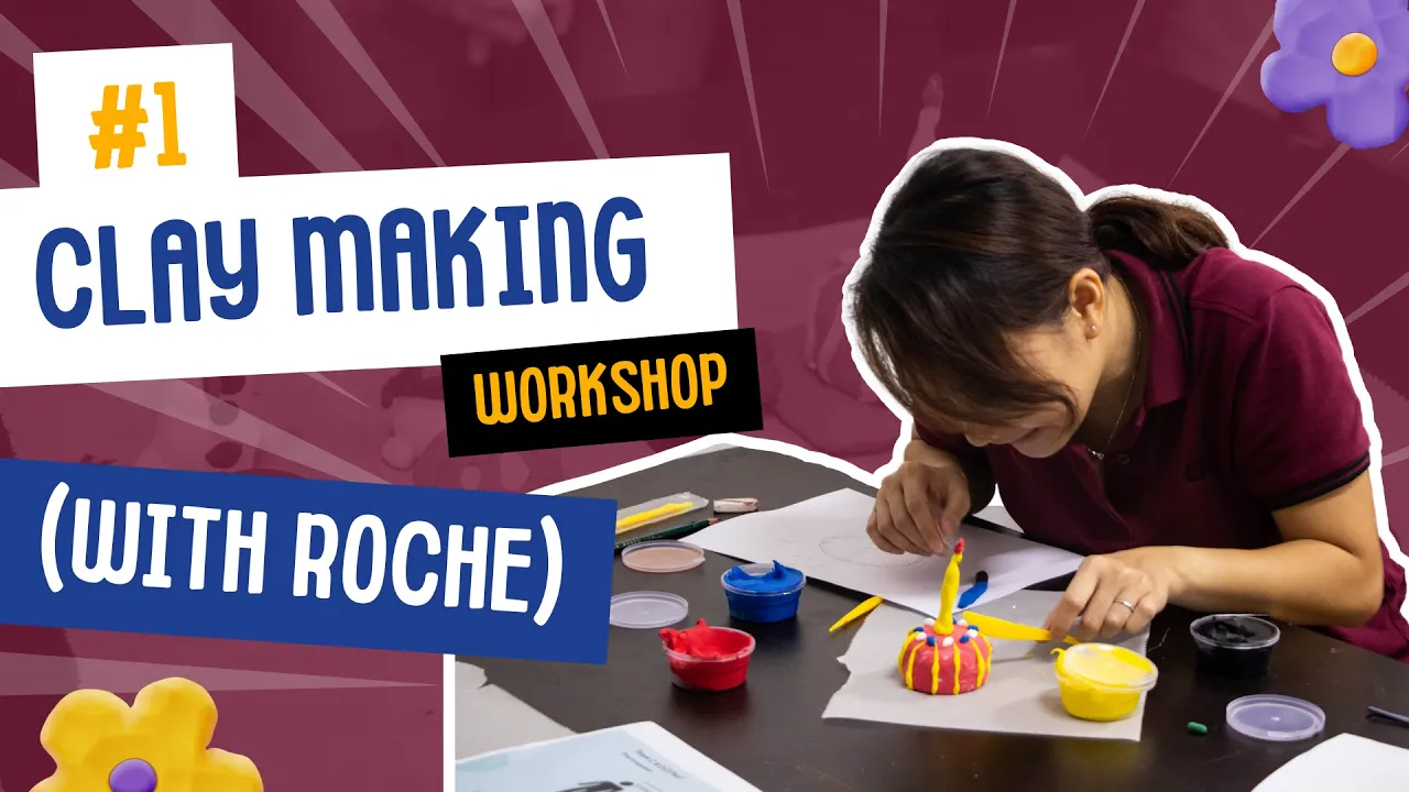 Roche at their FunEmpire Clay Making Workshop session
