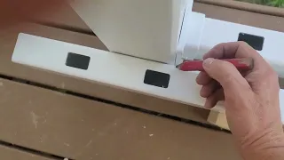 Installing a Home Depot deck railing