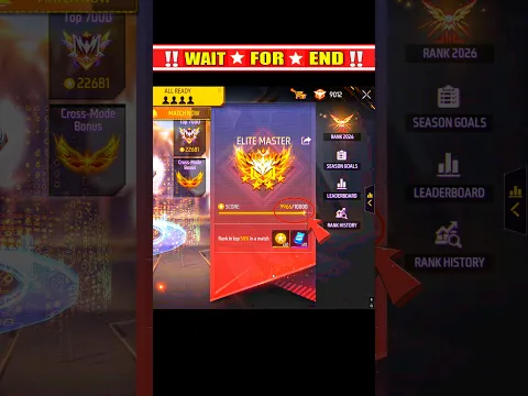 BR RANK এর ভিতর MASTER 5 STAR করলাম 😎 || #freefire #shorts