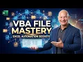 Stop Managing Files Manually This One Excel VBA Hack Changes Everything
