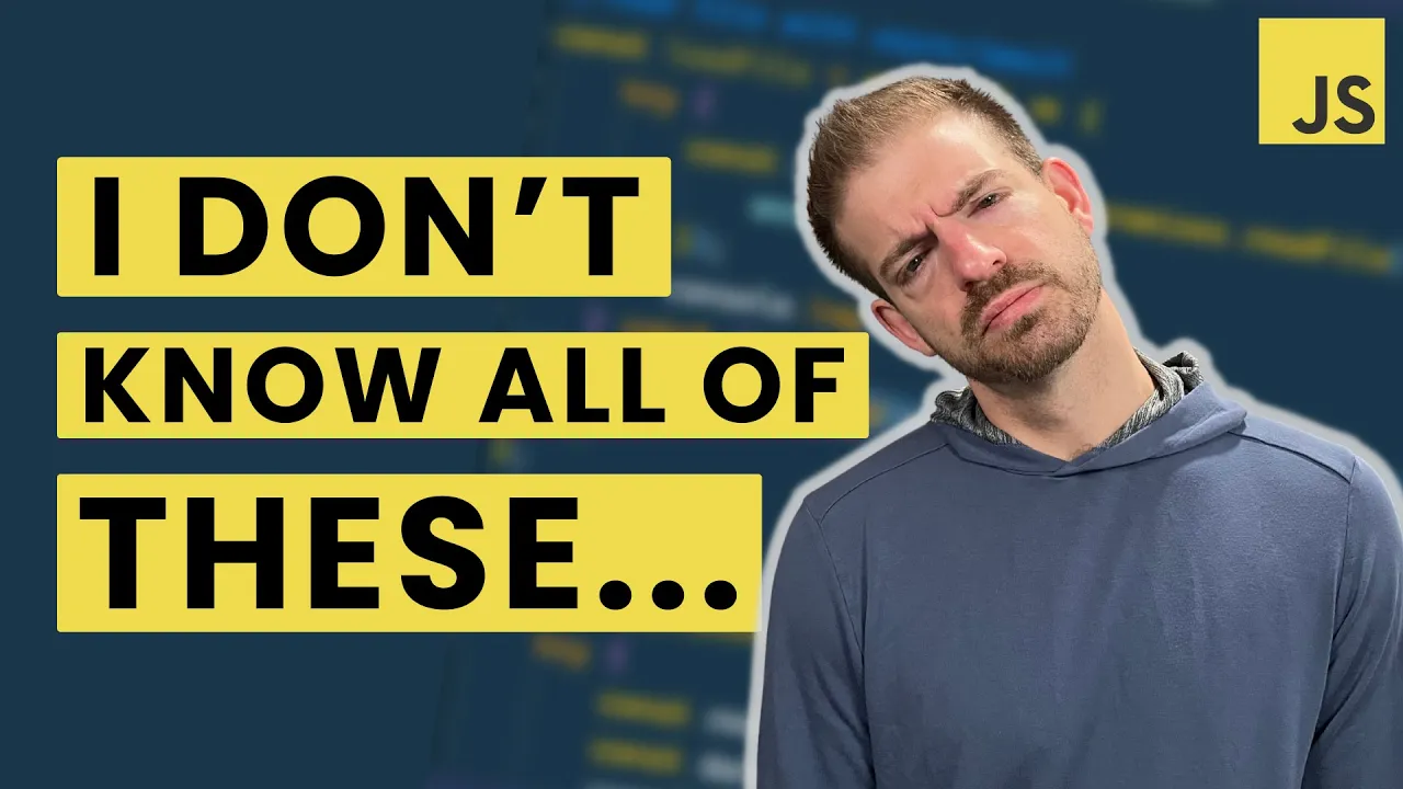 33 Concepts JavaScript Developers "SHOULD Know" (I don't know all of them...)