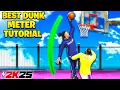 How To Use NEW DUNK METER in NBA 2K25 NBA 2K25 CONTACT DUNKS