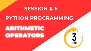 Python Arithmetic Operators Explained Session