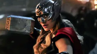 mighty thor jane foster all scenes powers thor love and thunder