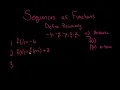 Define a Sequence Recursively using Function Notation