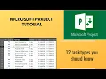 12 task types you should know about in Microsoft Project Task Types