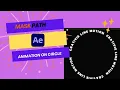 How to Animate Scrolling Text on a Path in Adobe After Effects circle