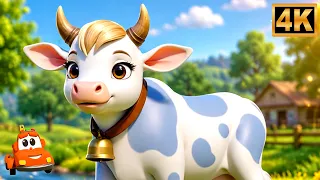Gaiya Meri Gaiya Cow Song, गैया मेरी गैया, Hindi Nursery Rhymes by Hector The Tractor Kids Videos