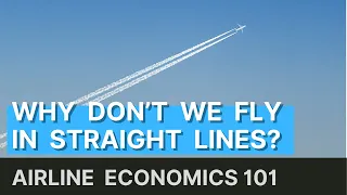 Great Circle Distance Explained - Why Flight Paths Look Strange on a Map